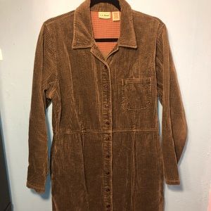 L.L. Bean Corduroy Dress